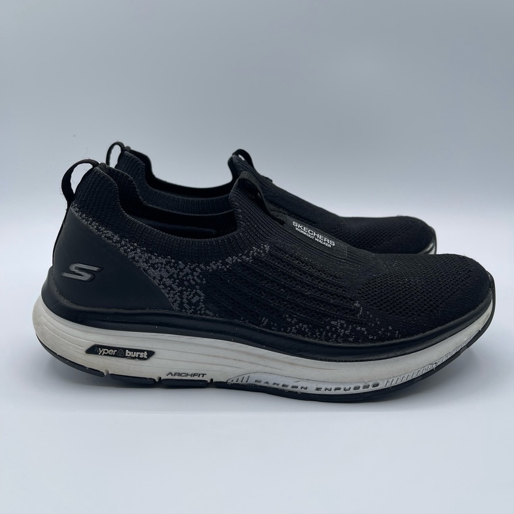 SKECHERS WORKOUT WALKER , HYPER BURST Trainers , Black, Size 6